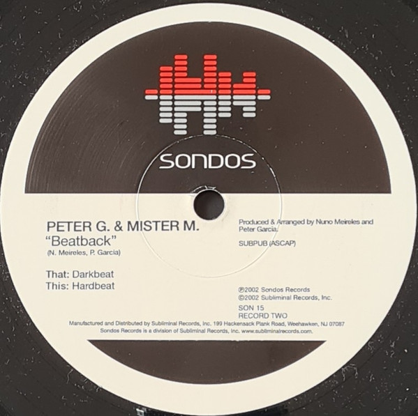 Peter G. & Mister M. - Beatback | Sondos (SON 15) - 2