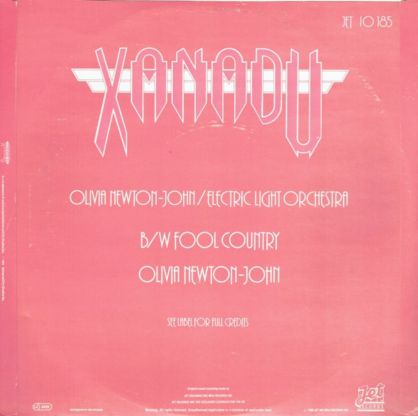 Olivia Newton-John / Electric Light Orchestra - Xanadu | Jet Records (JET 10 185) - 2 Olivia Newton-John / Electric Light Orchestra - Xanadu | Jet Records (JET 10 185) - 2