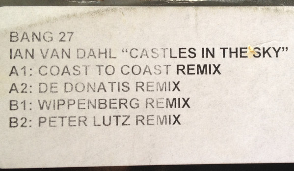 Ian Van Dahl - Castles In The Sky | Bang On! (BANG 27) - 2