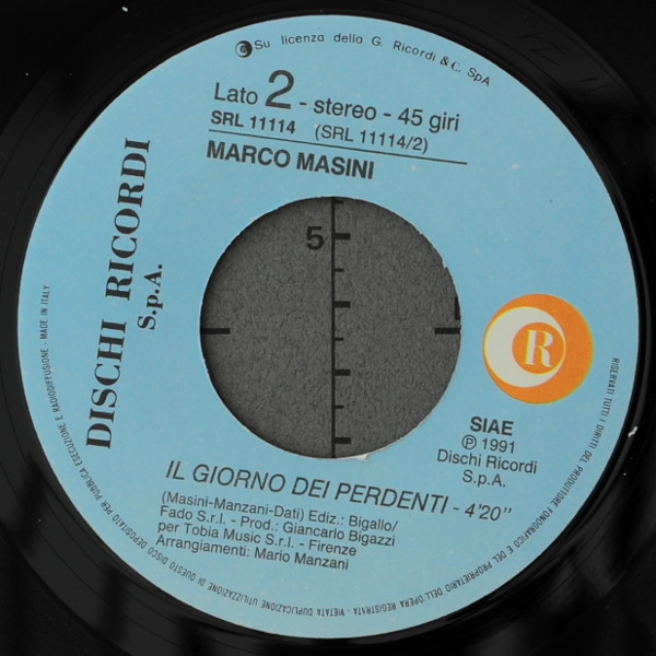 Marco Masini - Perché Lo Fai | Ricordi (SRL 11114) - 4 Marco Masini - Perché Lo Fai | Ricordi (SRL 11114) - 4