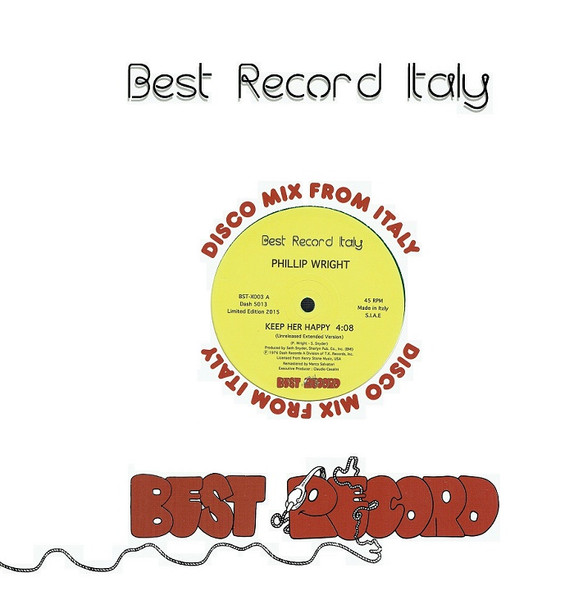 Phillip Wright - Keep Her Happy | Best Record Italy (BST-X003)