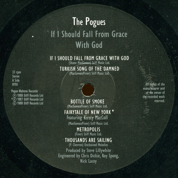 The Pogues - If I Should Fall From Grace With God | Pogue Mahone Records (NYR 1) - 3 The Pogues - If I Should Fall From Grace With God | Pogue Mahone Records (NYR 1) - 3