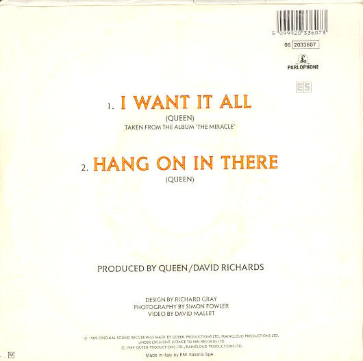 Queen - I Want It All | Parlophone (06 2033607) - 2 Queen - I Want It All | Parlophone (06 2033607) - 2