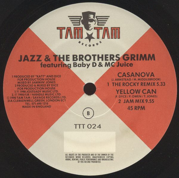 Jazz & The Brothers Grimm - Casanova | Tam Tam Records (12 TTT 024) - 4