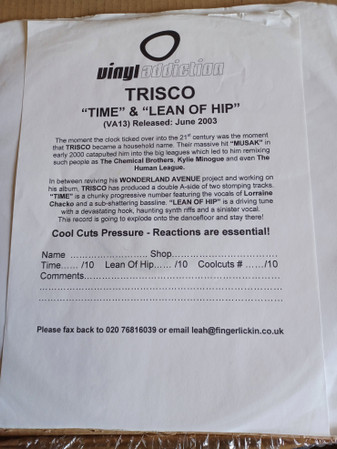 Trisco - Time / Lean Of Hip | Vinyl Addiction (VA13) - 2