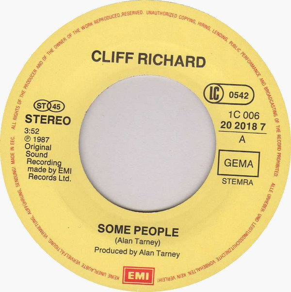 Cliff Richard - Some People | EMI (1C 006 20 2018 7) - 3