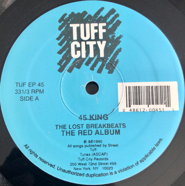 The 45 King - The Lost Breakbeats - The Red Album | Tuff City (TUF EP 0045) - 3
