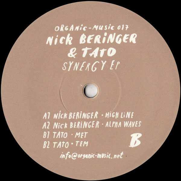 Nick Beringer & Tato - Synergy EP (USED) | Organic-Music (ORG 017) - 2