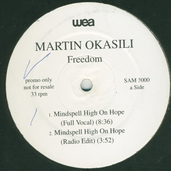 Martin Okasili - Freedom | WEA (SAM 3000) - main Martin Okasili - Freedom | WEA (SAM 3000) - main