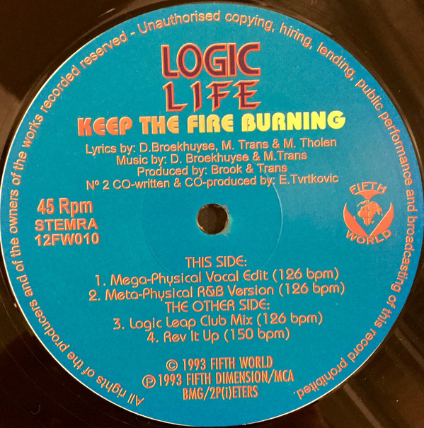 Logic Life - Keep The Fire Burning | Fifth World (12FW010) - 3 Logic Life - Keep The Fire Burning | Fifth World (12FW010) - 3