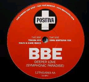 B.B.E. - Deeper Love (Symphonic Paradise) | Positiva (12TIVDJS93)