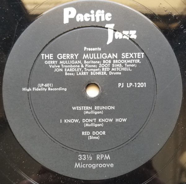 Gerry Mulligan - California Concerts | Pacific Jazz (PJ 1201) - 4 Gerry Mulligan - California Concerts | Pacific Jazz (PJ 1201) - 4