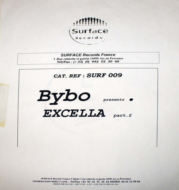 Bybo - Excella Part.2 | Surface Records France (SURF 009)