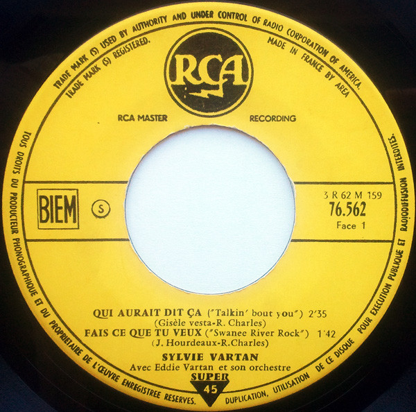 Sylvie Vartan , Frankie Jordan - Qui Aurait Dit Ça | RCA (76.562) - 3