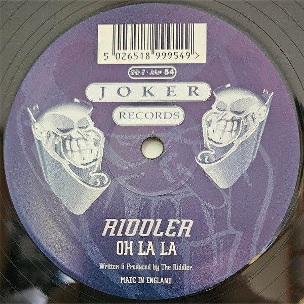 The Riddler - The Bounce / Oh La La | Joker Records (Joker 54) - 2
