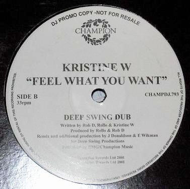 Kristine W - Feel What You Want | Champion (CHAMPDJ.793) - 2 Kristine W - Feel What You Want | Champion (CHAMPDJ.793) - 2