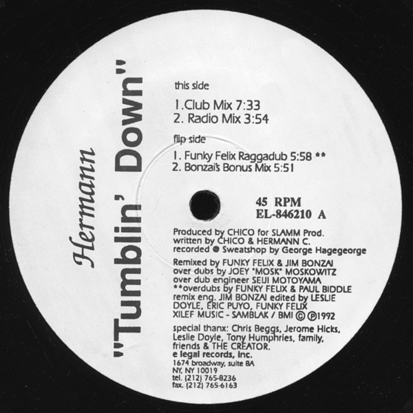Hermann - Tumblin' Down | E Legal (EL-846210)