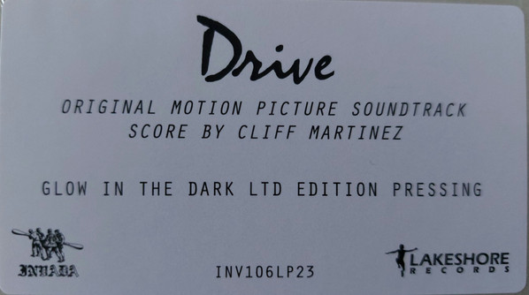 Cliff Martinez - Drive (Original Motion Picture Soundtrack) | Invada (INV106LP23)