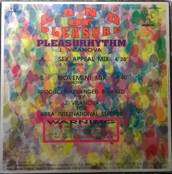 Land Of Pleasure - Pleasurhythm | Area International (PI 31484) - 2