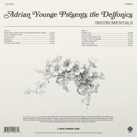 Adrian Younge Presents The Delfonics - Adrian Younge Presents The Delfonics Instrumentals | Linear Labs (LL016LP) - 2