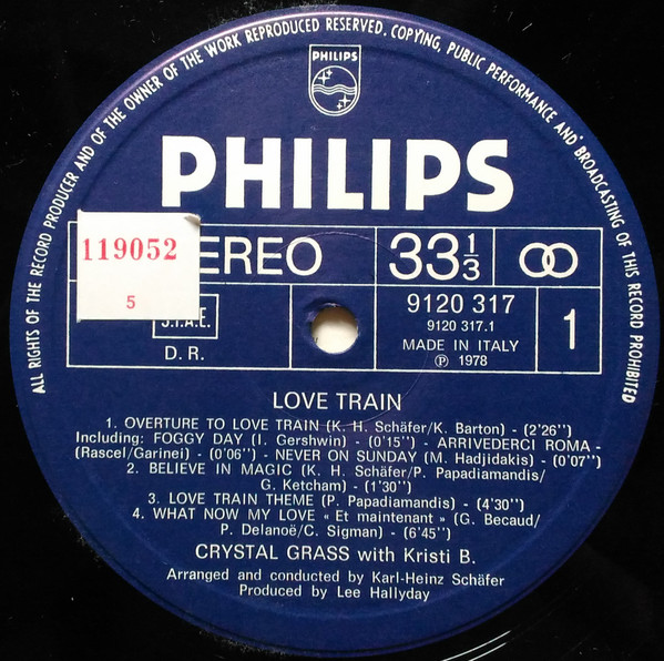 Crystal Grass  &  Kristi B. - Love Train | Philips (9120 317) - 2
