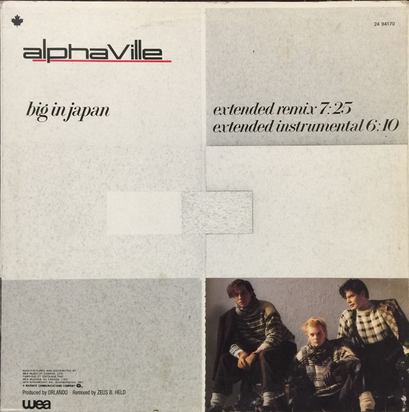 Alphaville - Big In Japan | WEA (24 94170) Alphaville - Big In Japan | WEA (24 94170)