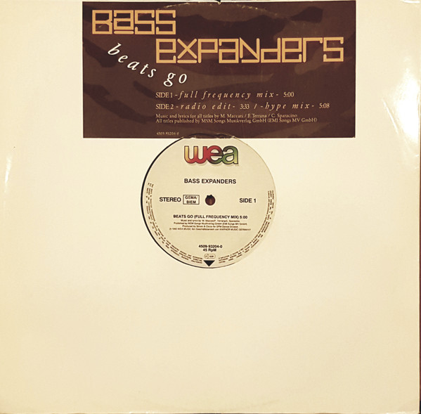 Bass Expanders - Beats Go | WEA (4509 93204-0)
