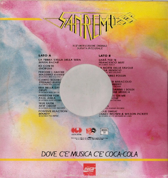 Various - Sanremo 88 | CGD (COM 20786) - 3 Various - Sanremo 88 | CGD (COM 20786) - 3