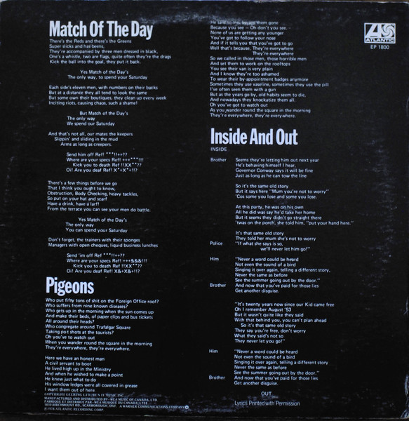 Genesis - Spot The Pigeon | Atlantic (EP 1800) - 2