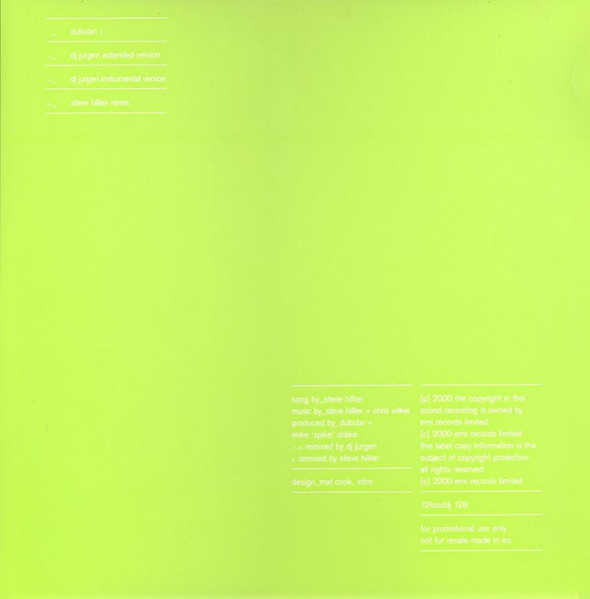 Dubstar - I | Food (12fooddj 128) - 4