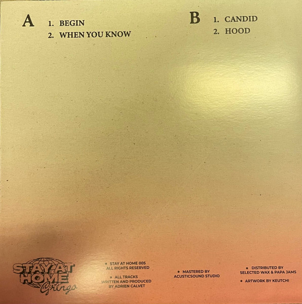 Adrien Calvet - Stay At Home Gringo | Stay At Home (SAH005) - 2