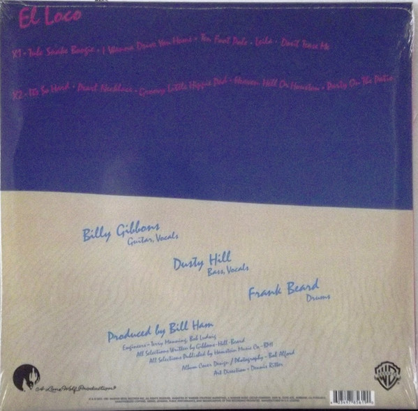 ZZ Top - El Loco (Limited Edition - Hot Pink Vinyl) [Vinyl] | Warner Bros. Records (R1 3593) - 5