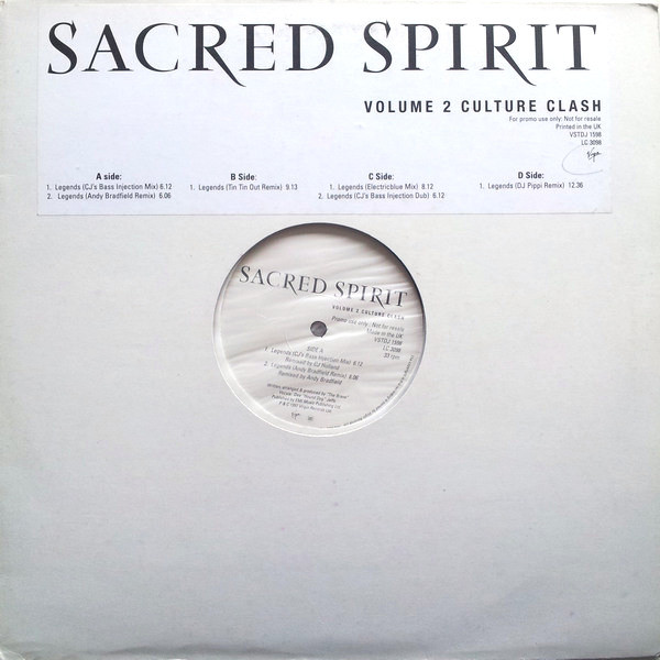 Sacred Spirit - Legends | Virgin (VSTDJ 1598)