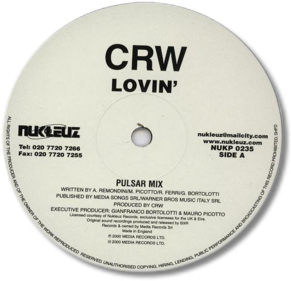 CRW - Lovin' | Nukleuz (NUKP 0235) - 3