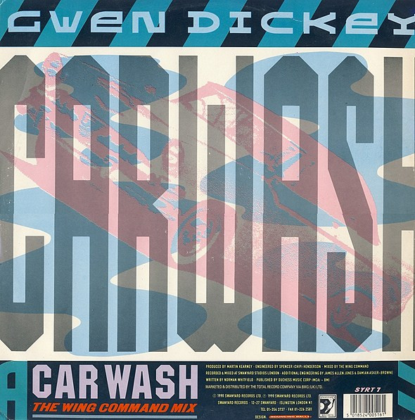 Gwen Dickey - Car Wash / Wishing On A Star | Swanyard Records Ltd (SYRT 7)