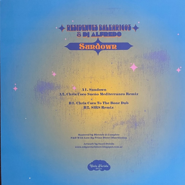 Residentes Balearicos & Alfredo - Sundown | Cala Tarida Musica (CTM003V) - 2