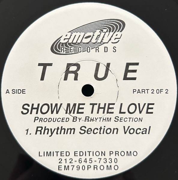 True - Show Me The Love (Parts 1 & 2) | Emotive Records (EM790PROMO) - 4