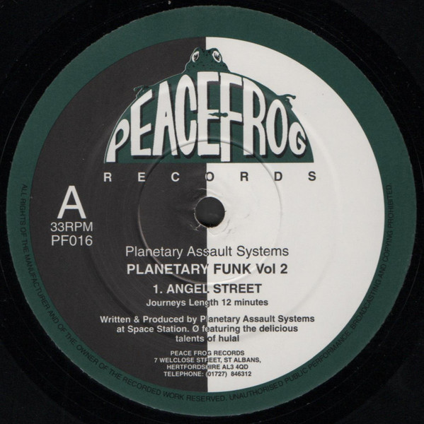 Planetary Assault Systems - Planetary Funk Vol 2 | Peacefrog Records (PF016)