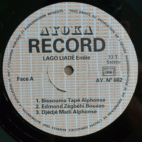 Lago Liadé Emile - Lago Liadé Emile | Ayoka Records (AY. 002) - 3
