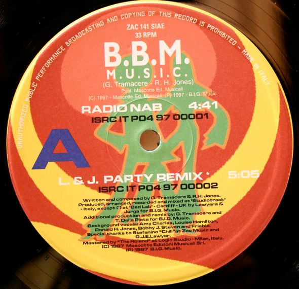 B.B.M. - M.U.S.I.C. | Zac Records (ZAC 141) B.B.M. - M.U.S.I.C. | Zac Records (ZAC 141)