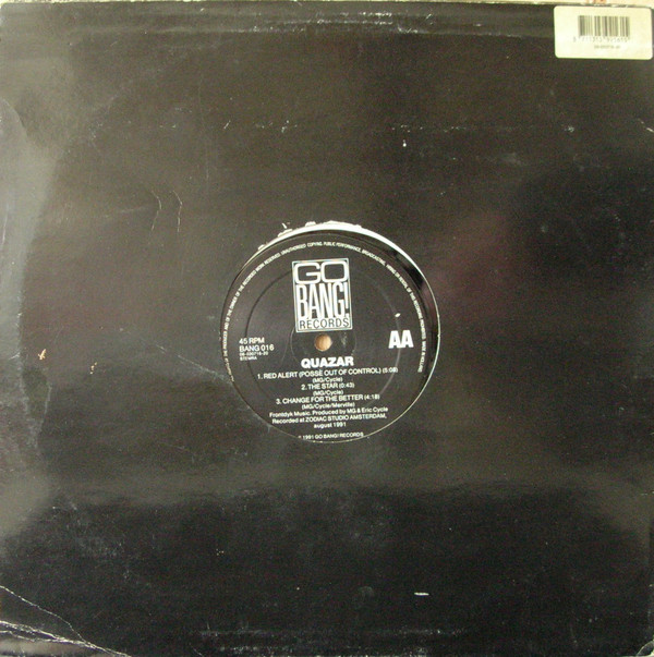 Quazar - (Fast Forward) Into The Future | Go Bang! Records (BANG 016) - 4