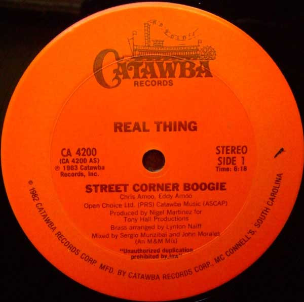 Real Thing - Street Corner Boogie | Catawba Records (CA 4200)