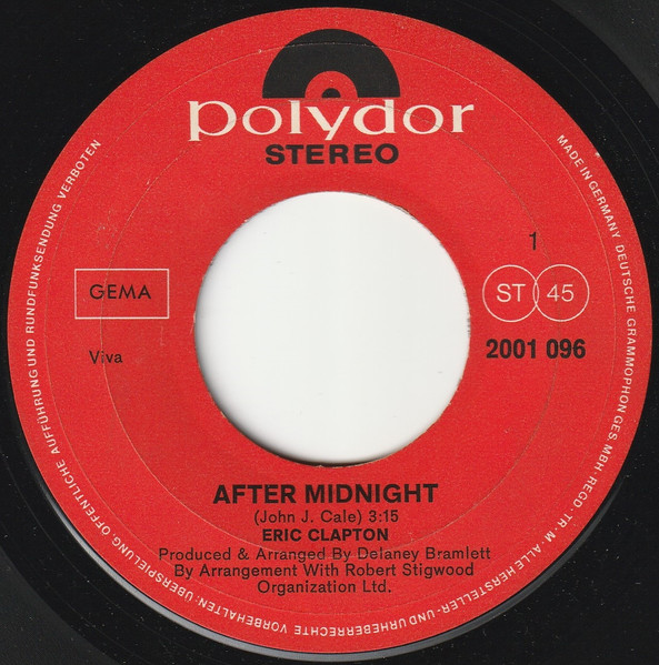 Eric Clapton - After Midnight | Polydor (2001 096)