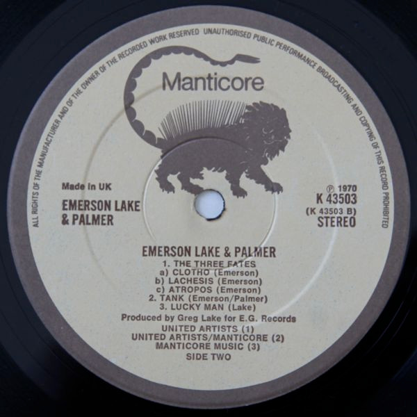 Emerson, Lake & Palmer - Emerson Lake & Palmer | Manticore (K 43503) - 4
