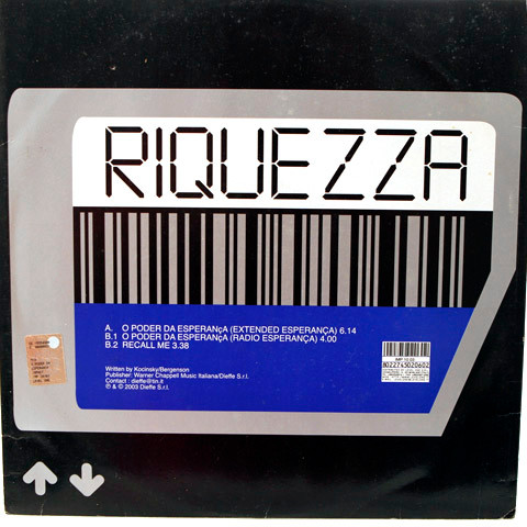 Riquezza - O Poder Da Esperança | Impact Records (IMP 10.03) - main