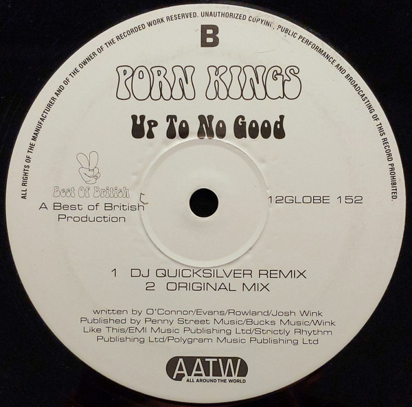 Porn Kings - Amour (C'mon) / Up To No Good (Remix) | All Around The World (12GLOBE 152) - 4
