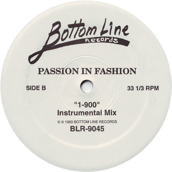 Passion In Fashion - 1-900 | Bottom Line Records (BLR-9045) - 2