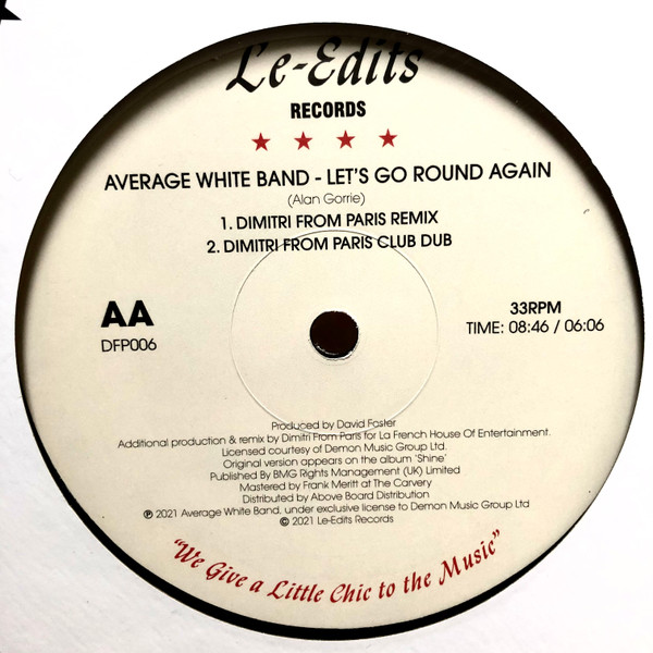 Leo Sayer / Average White Band - Easy To Love / Let’s Go Round Again | Le-Edits Records (DFP006)