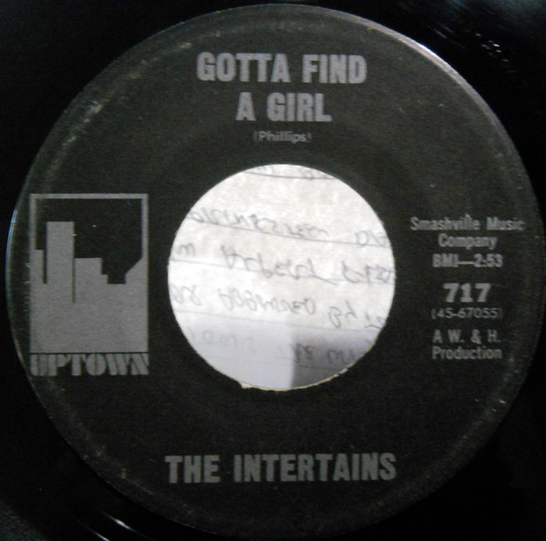 The Intertains - I See The Light / Gotta Find A Girl | Uptown (717) - 2