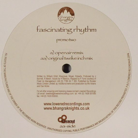 Bhangra Knights - Fascinating Rhythm | Lowered Recordings (LOWER 001 P2)